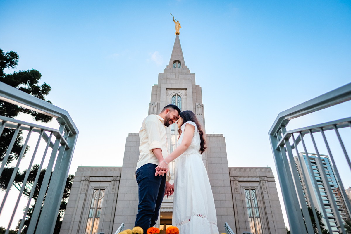 Ensaio de Pre Wedding no Templo de Curitiba
