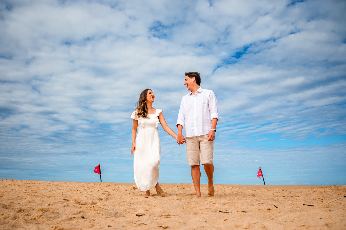 Ensaio de Pré Casamento na Praia de Balneario Camboriu
