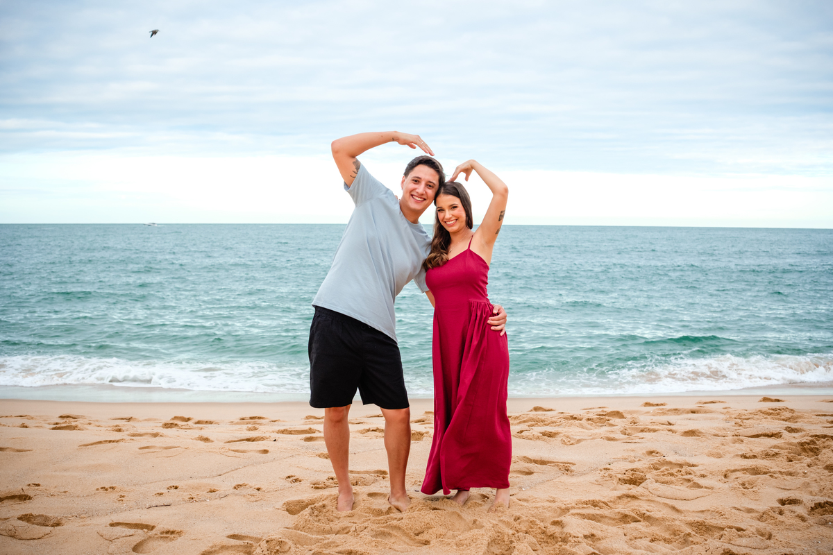 Ensaio de Pré Casamento na Praia de Balneario Camboriu