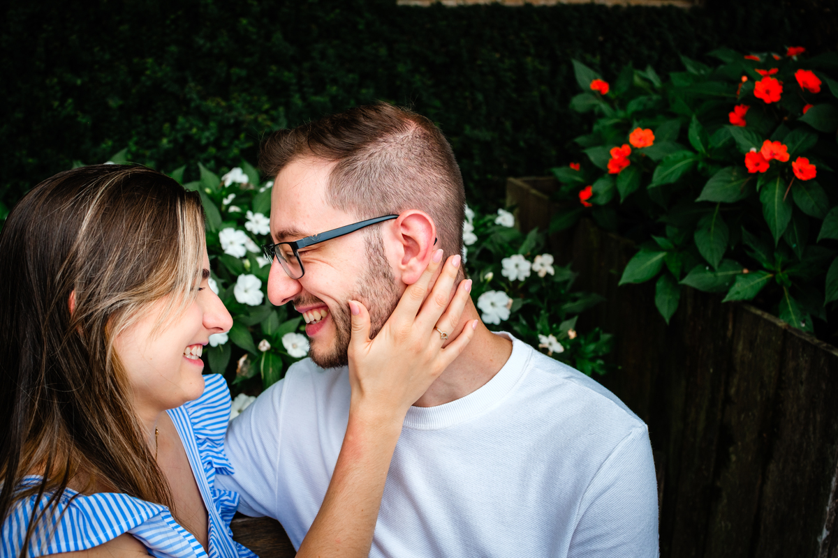Pedido de casamento no Hemero Jardim Joinville