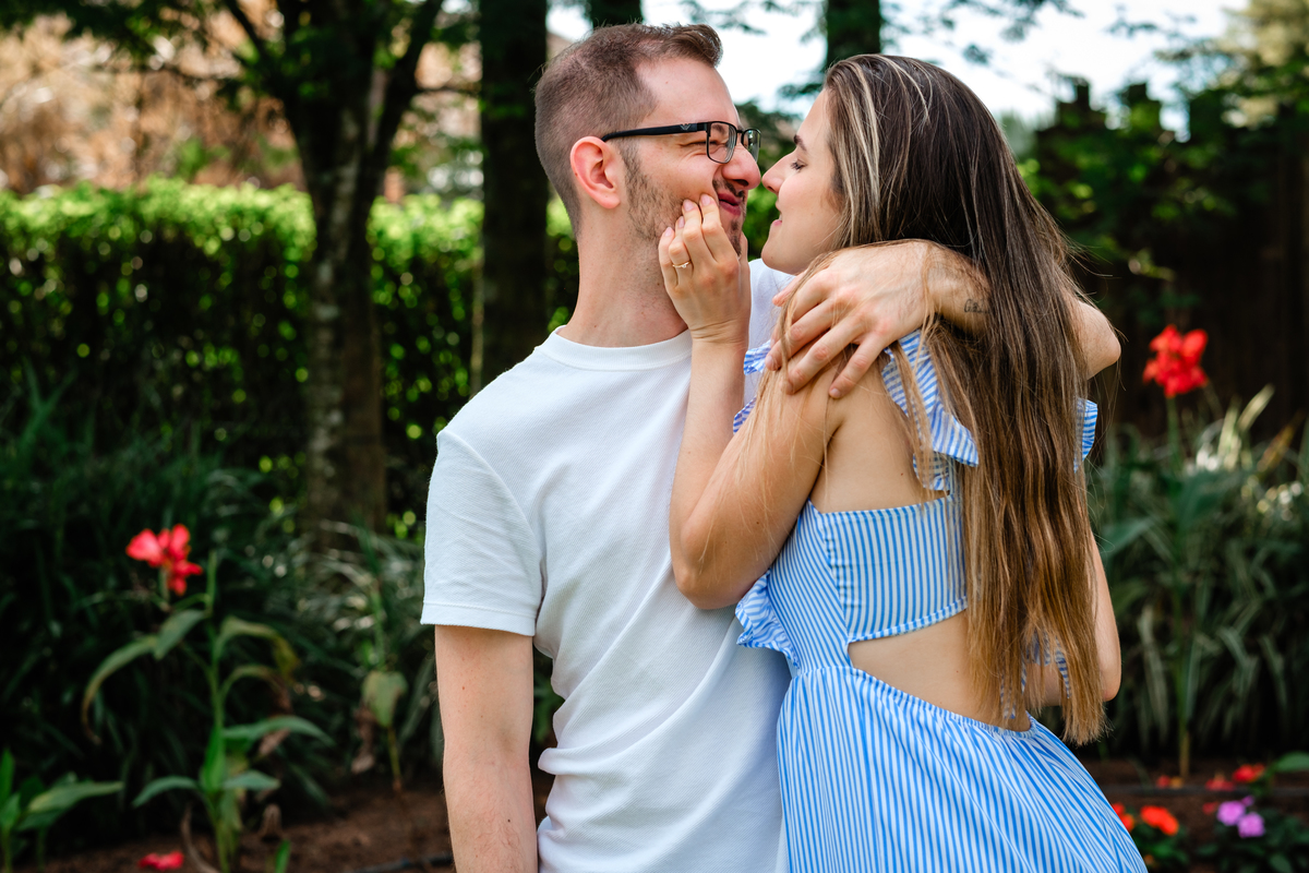 Pedido de casamento no Hemero Jardim Joinville