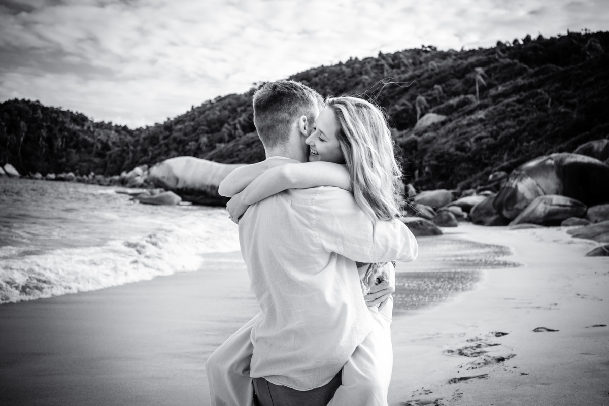 Pedido de Casamento na Praia da Tainha em Bombinhas