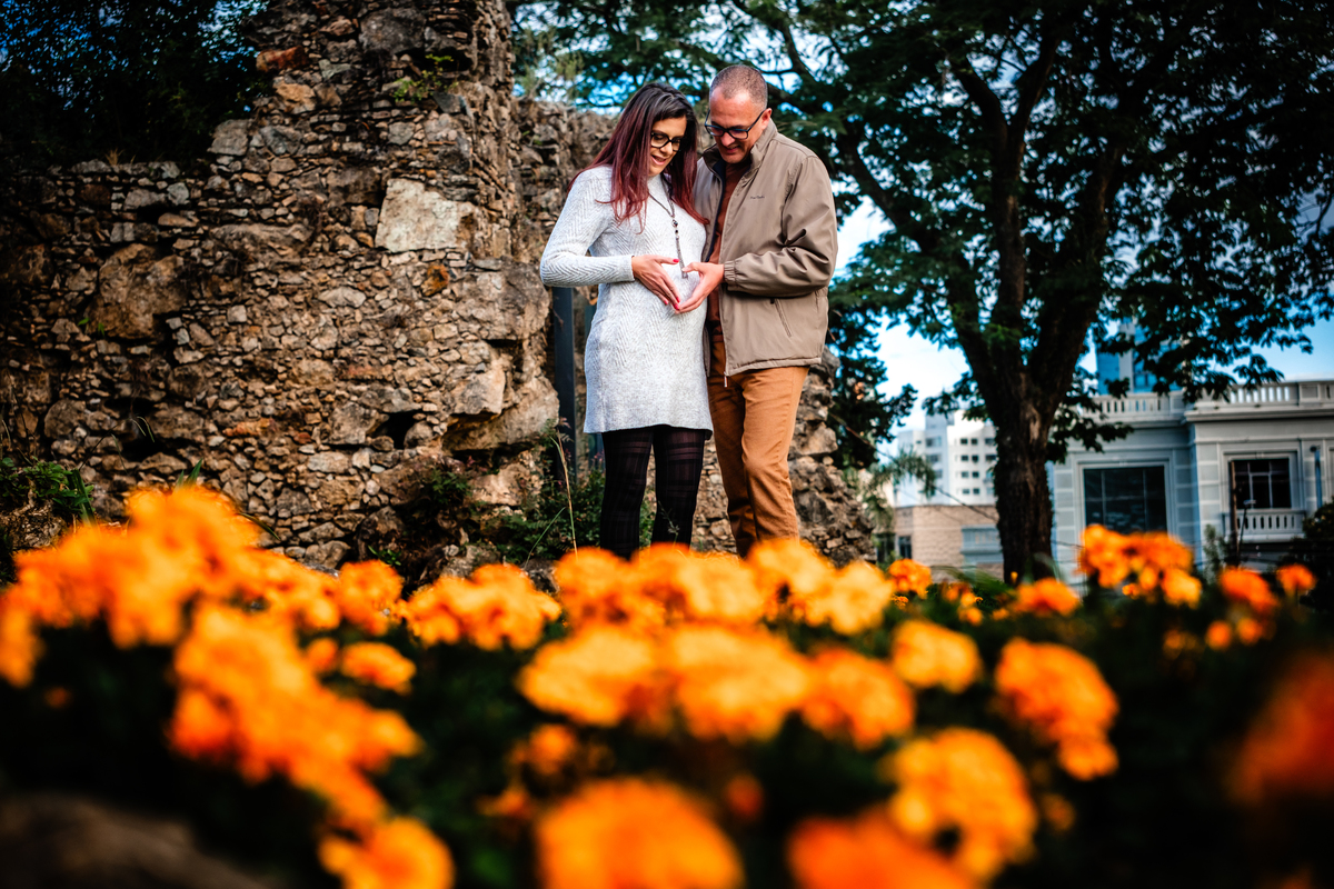 Ensaio de Gestante no Centro de Curitiba