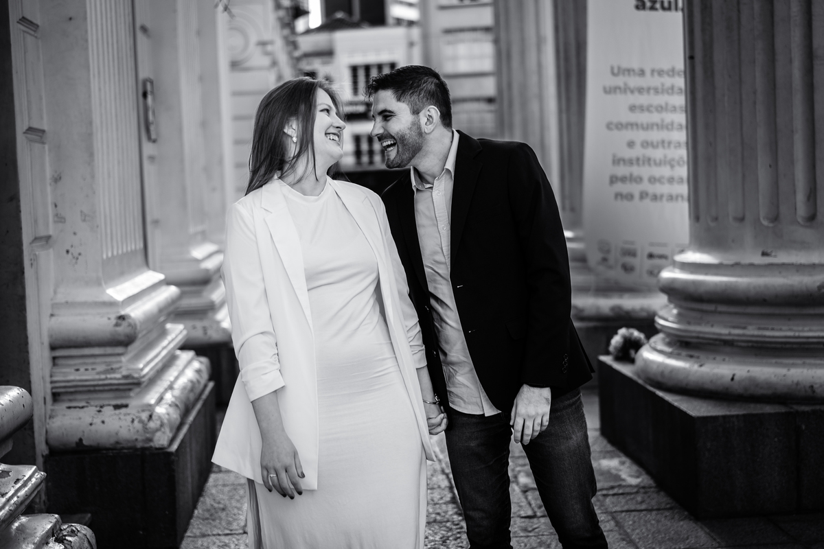 Ensaio de Pré Wedding no Centro de Curitiba
