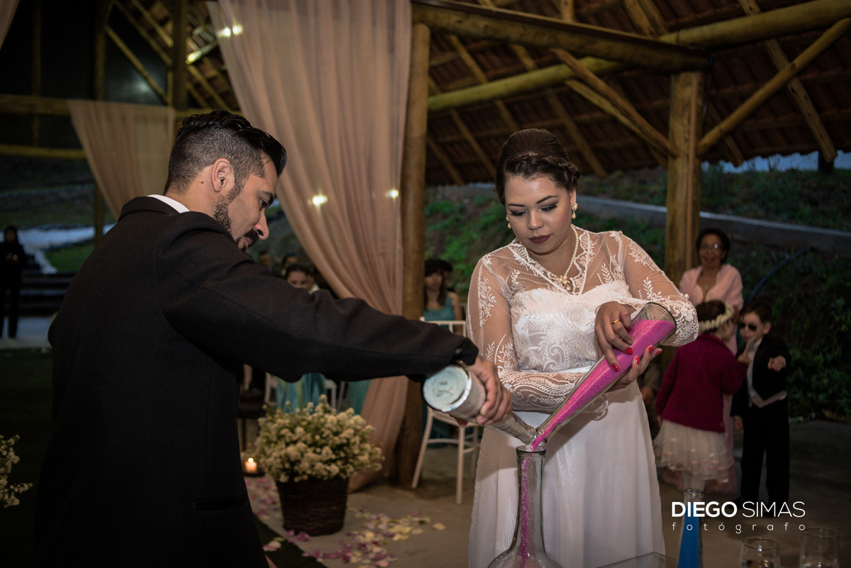 Casamento Chacara Mata Nativa Cerimonia das Areias