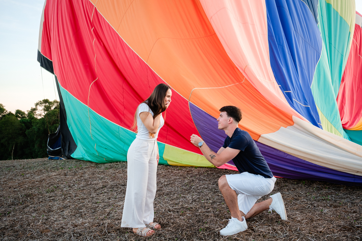 Pedido de Casamento no Balao em Campo Largo