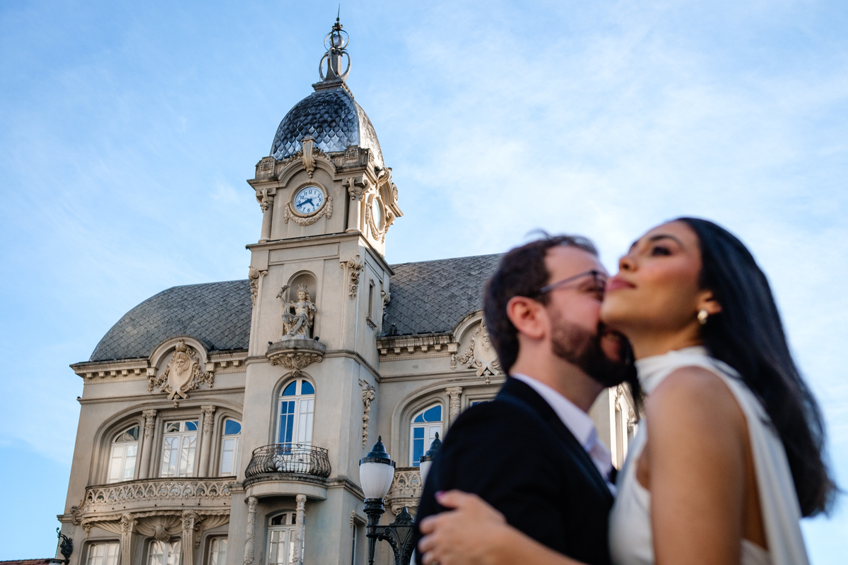 Ensaio de Pré Wedding no Centro de Curitiba