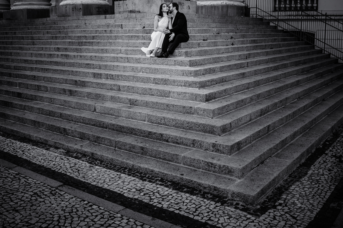 Ensaio de Pré Wedding no Centro de Curitiba