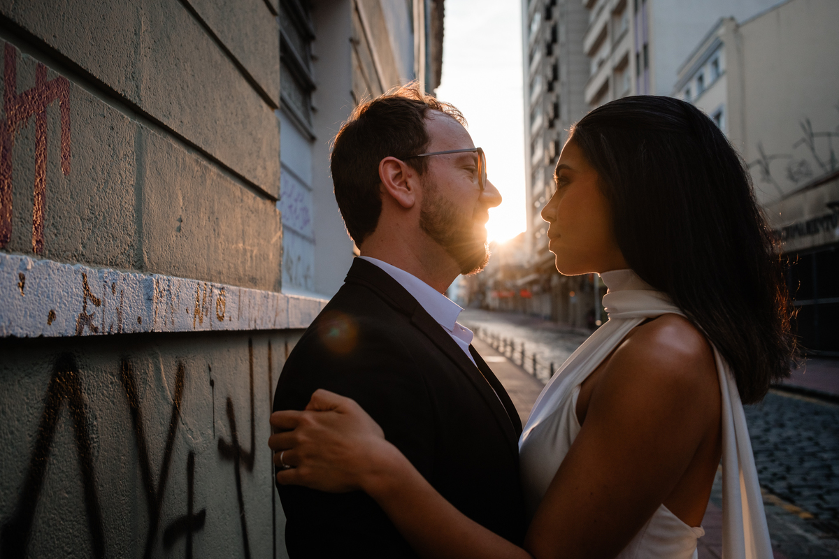Ensaio de Pré Wedding no Centro de Curitiba
