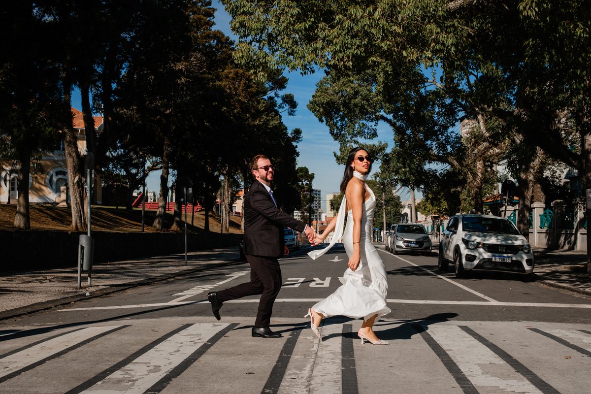 Ensaio de Pré Wedding no Centro de Curitiba
