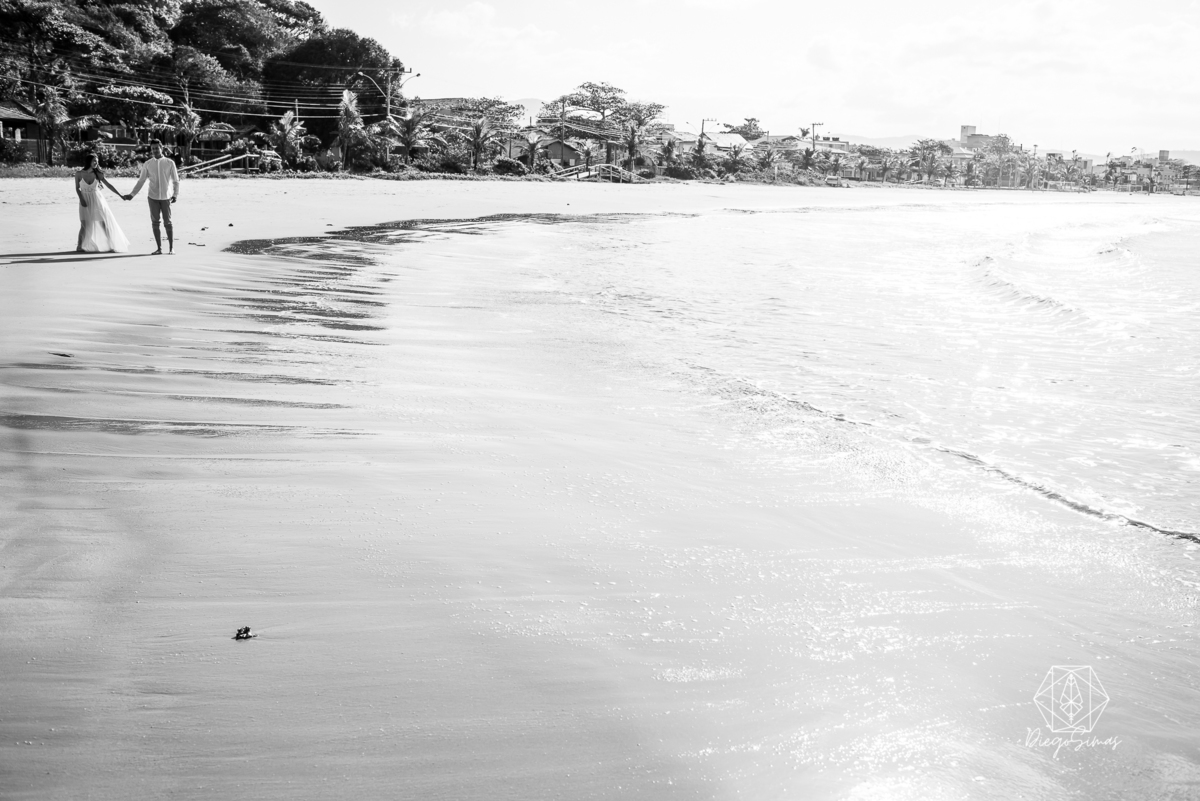 Casal fotografando em Camboriu