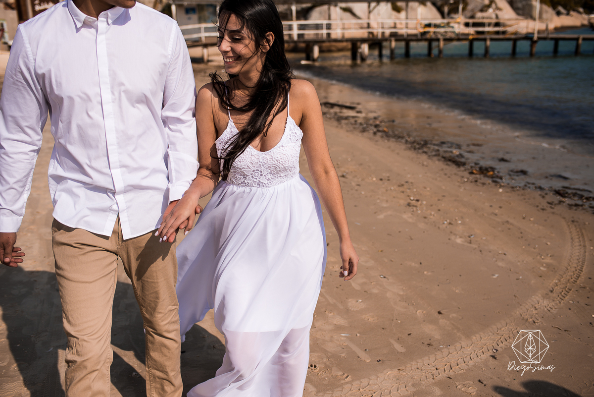 Casal Pre Wedding Areia