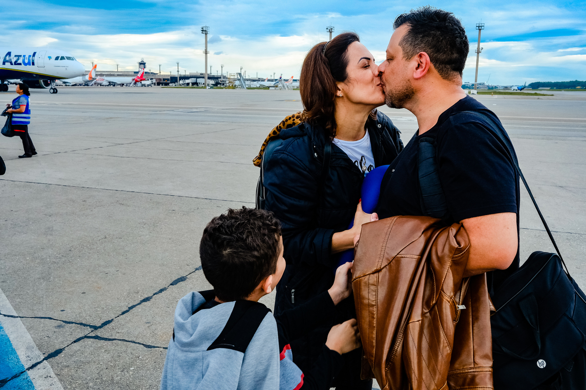 Ensaio de Pre Wedding no Aeroporto de Curitiba