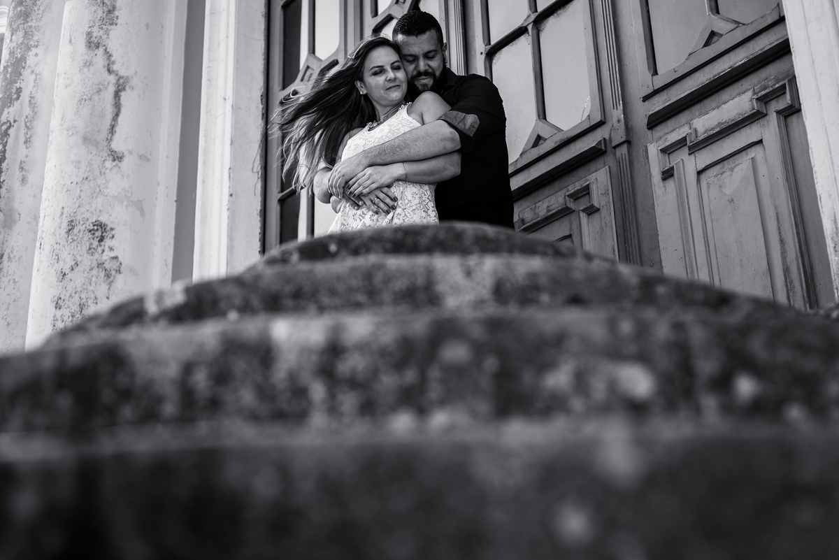 Ensaio de Casal em Antonina Parana - Estação ferroviária de Antonina