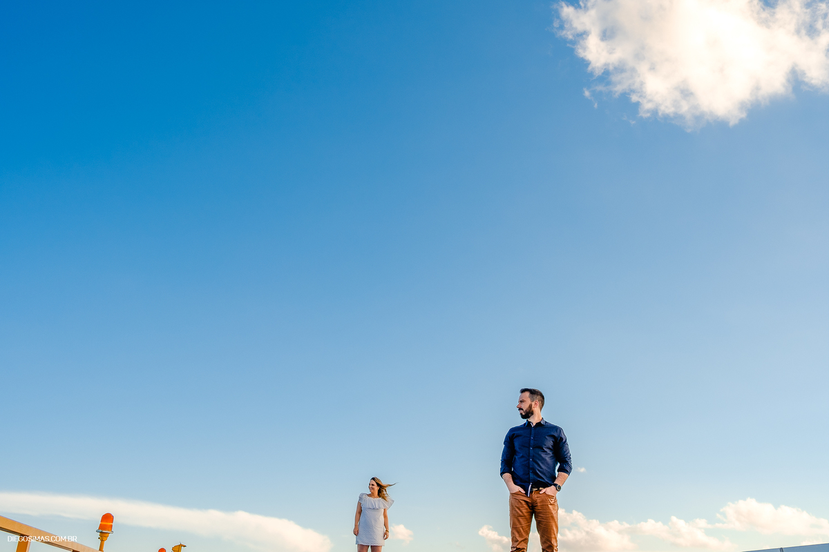 Ensaio de Pré Casamento no Heliponto em Curitiba
