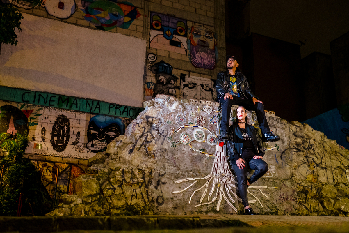 Ensaio de Pré Wedding Urbano, no Centro de Curitiba