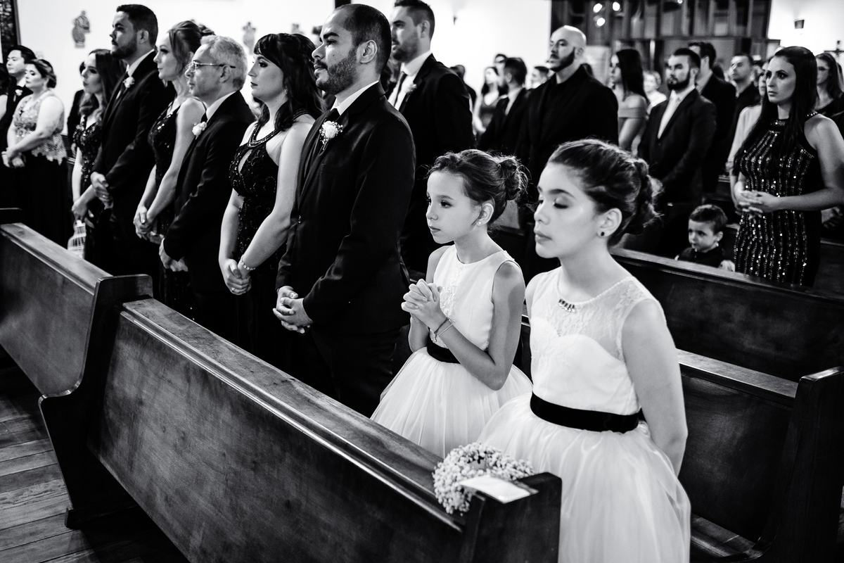 Casamento na Igreja de Santo Agostinho e a festa no Espaço Plaza em Curitiba / PR.