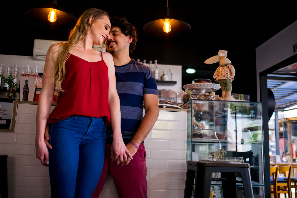 Ensaio de Pré Wedding na Hamburgueria