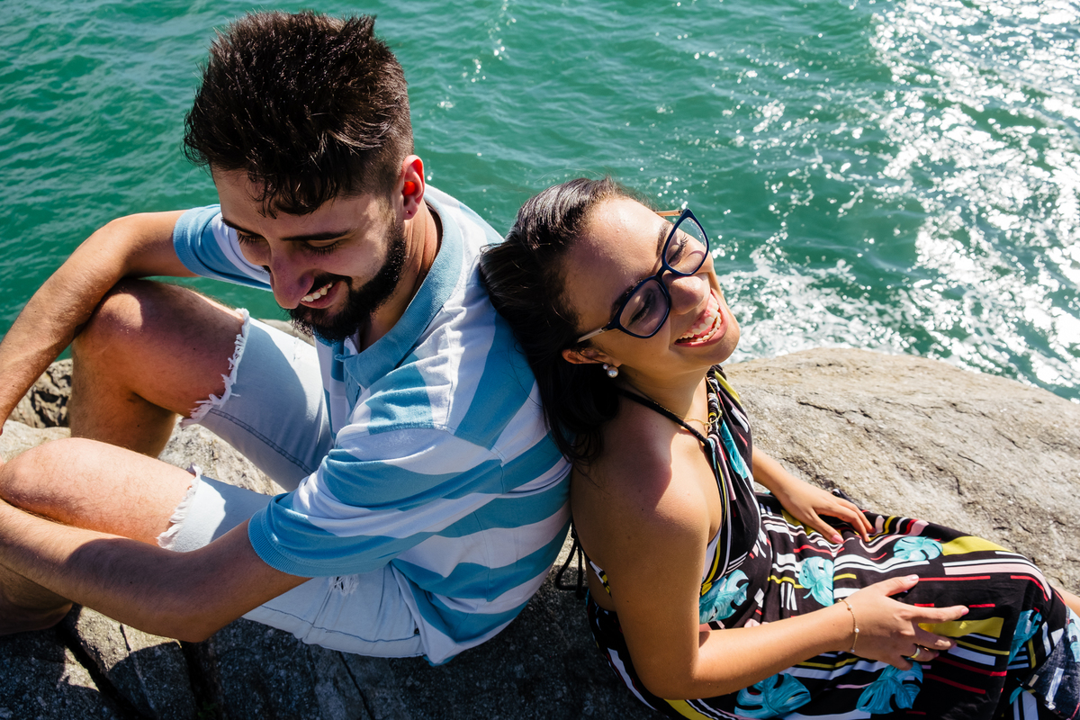 Ensaio de Pré Wedding no Caixa D Aco em Bombinhas / SC