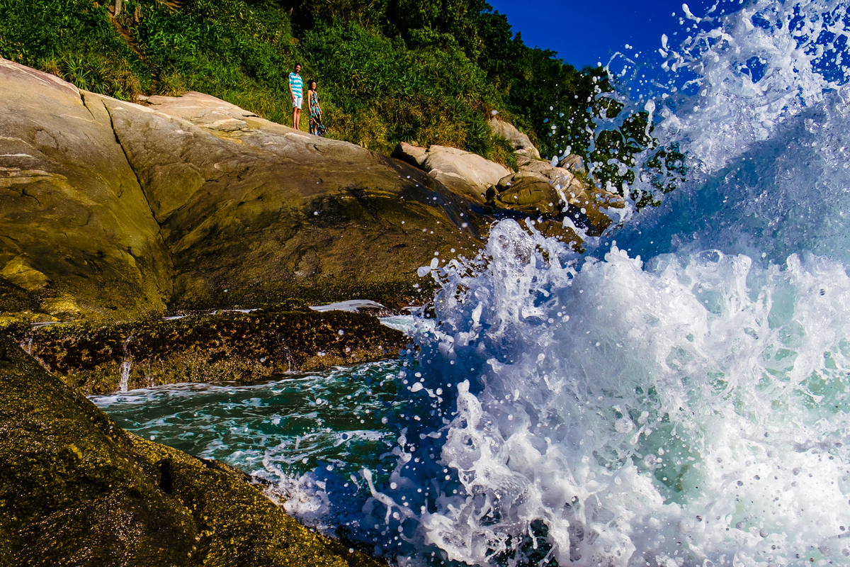 Ensaio de Pré Wedding no Caixa D Aco em Bombinhas / SC