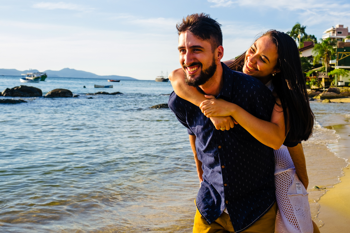 Ensaio de Pré Wedding no Caixa D Aco em Bombinhas / SC