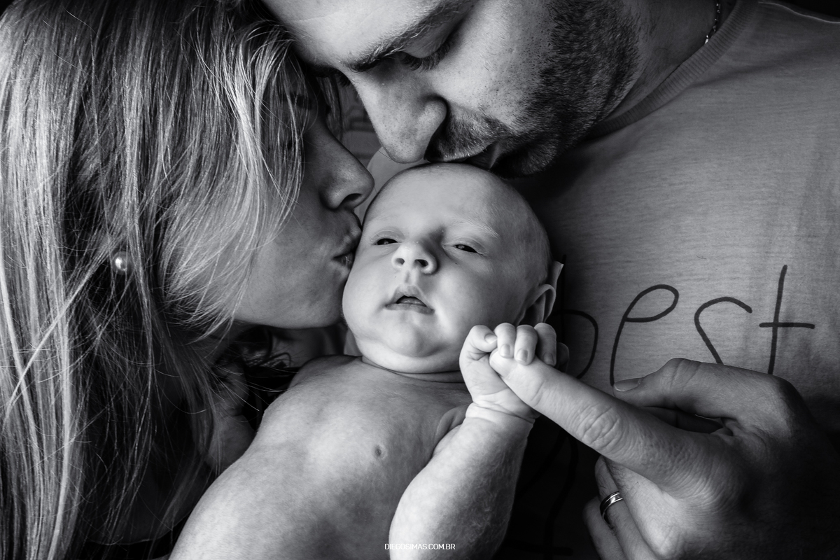 Ensaio de Lifestyle Família em Casa