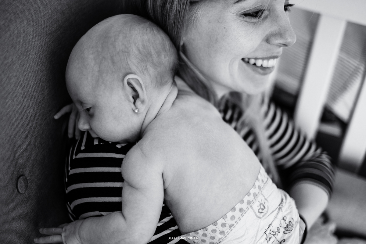 Ensaio de Lifestyle Família em Casa