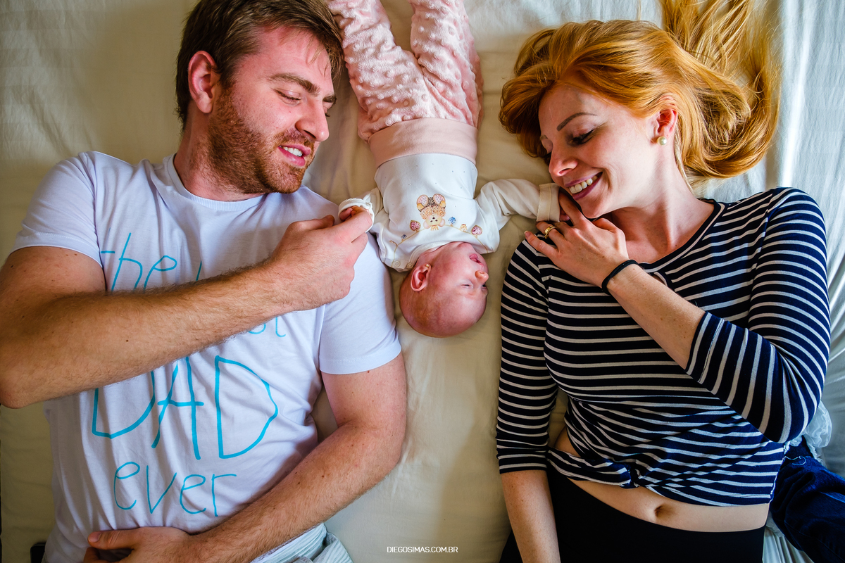 Ensaio de Lifestyle Família em Casa