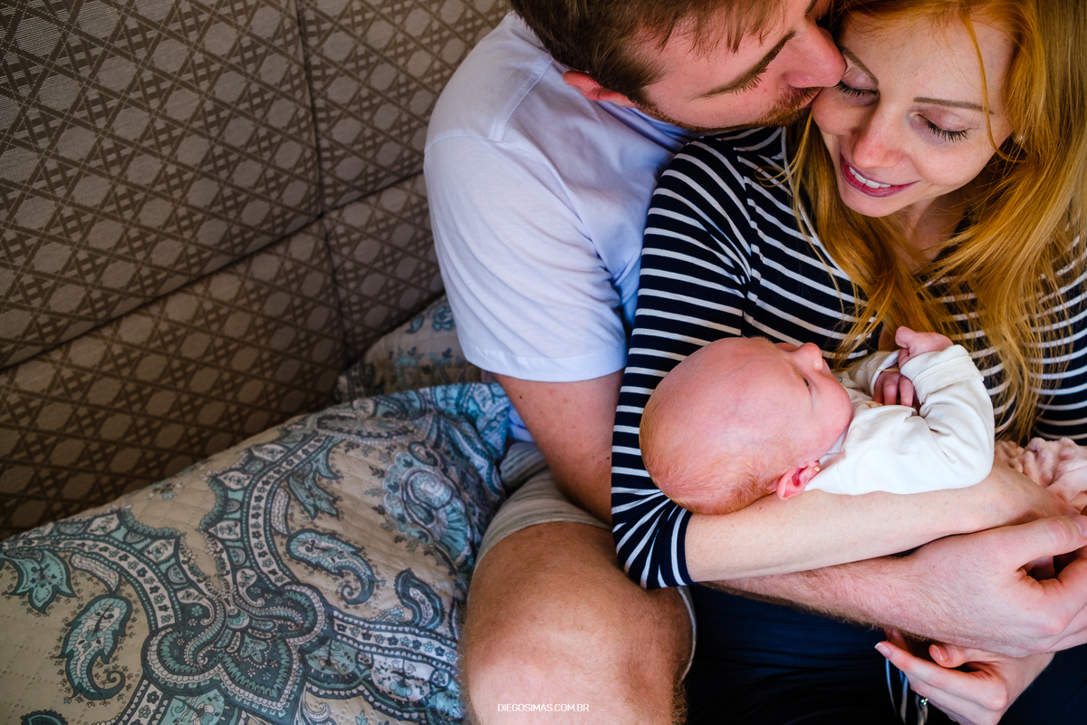 Ensaio de Lifestyle Família em Casa