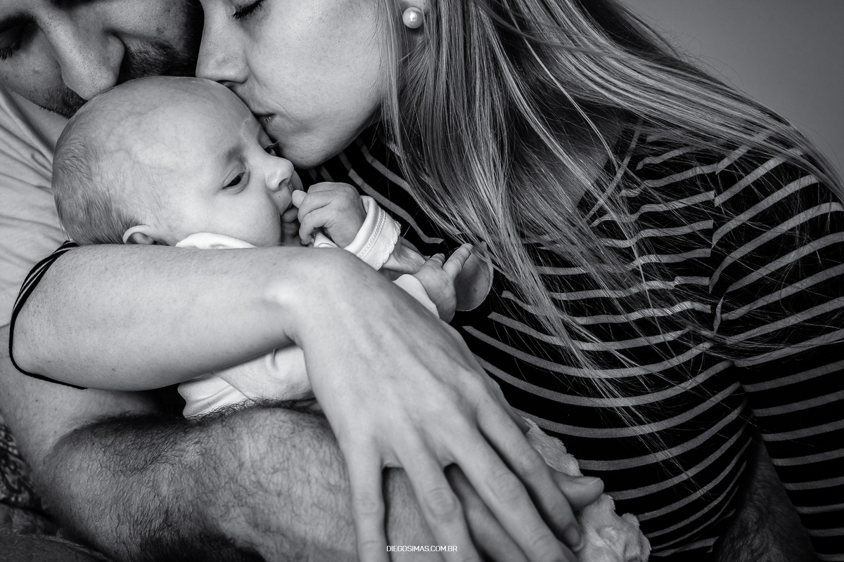 Ensaio de Lifestyle Família em Casa