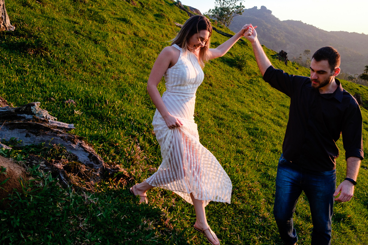 Ensaio de Pré Wedding no Campo - Rio dos Cedros SC