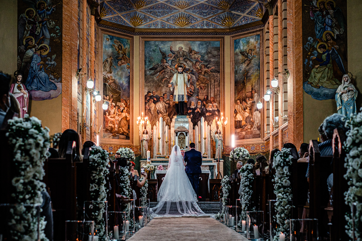 Casamento na Igreja Sao Vicente de Paulo em Curitiba