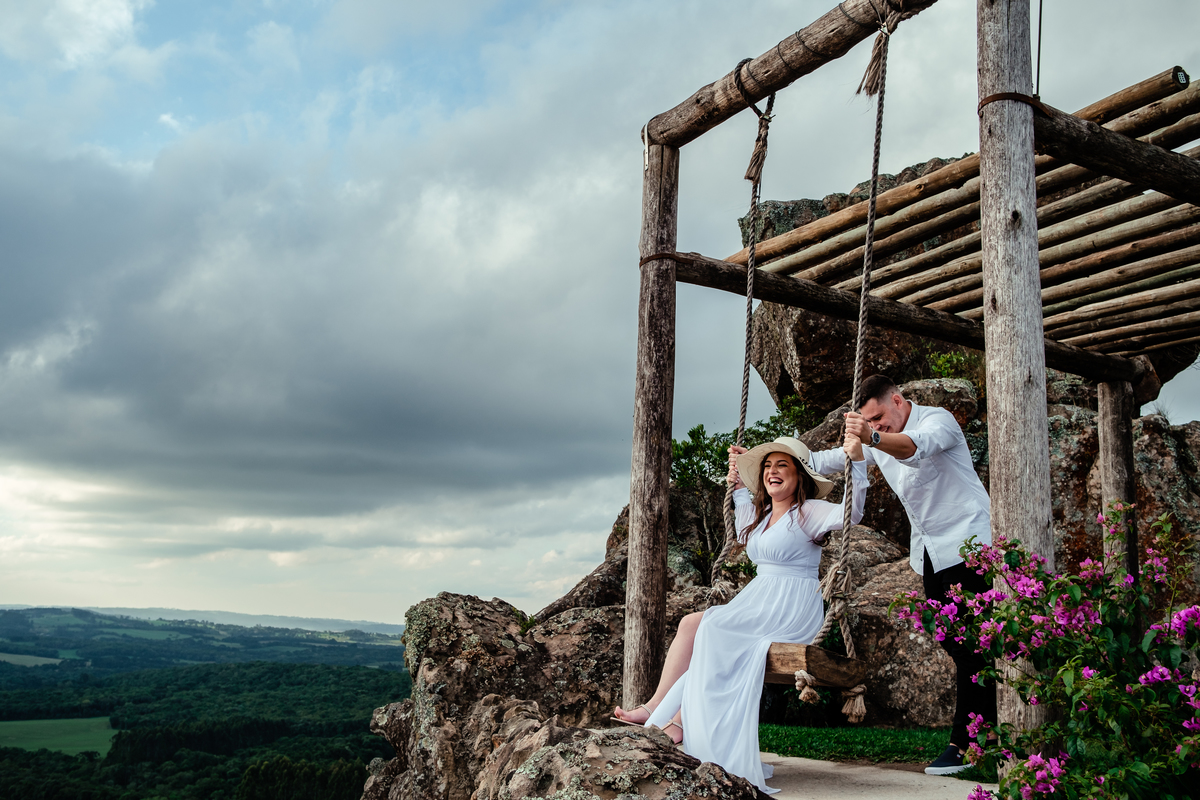 Ensaio de Pré Wedding no Recanto das Pedras