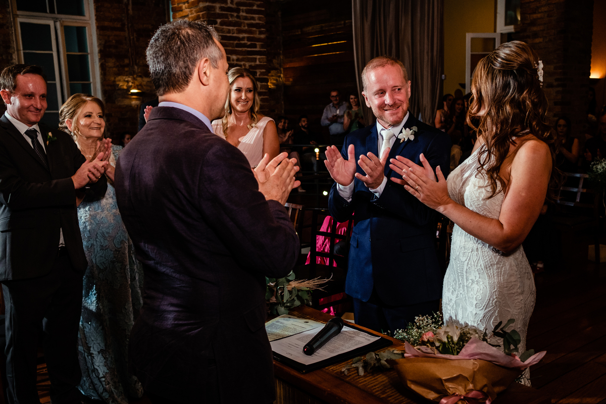 Casamento no Restaurante Dom Parma em Curitiba