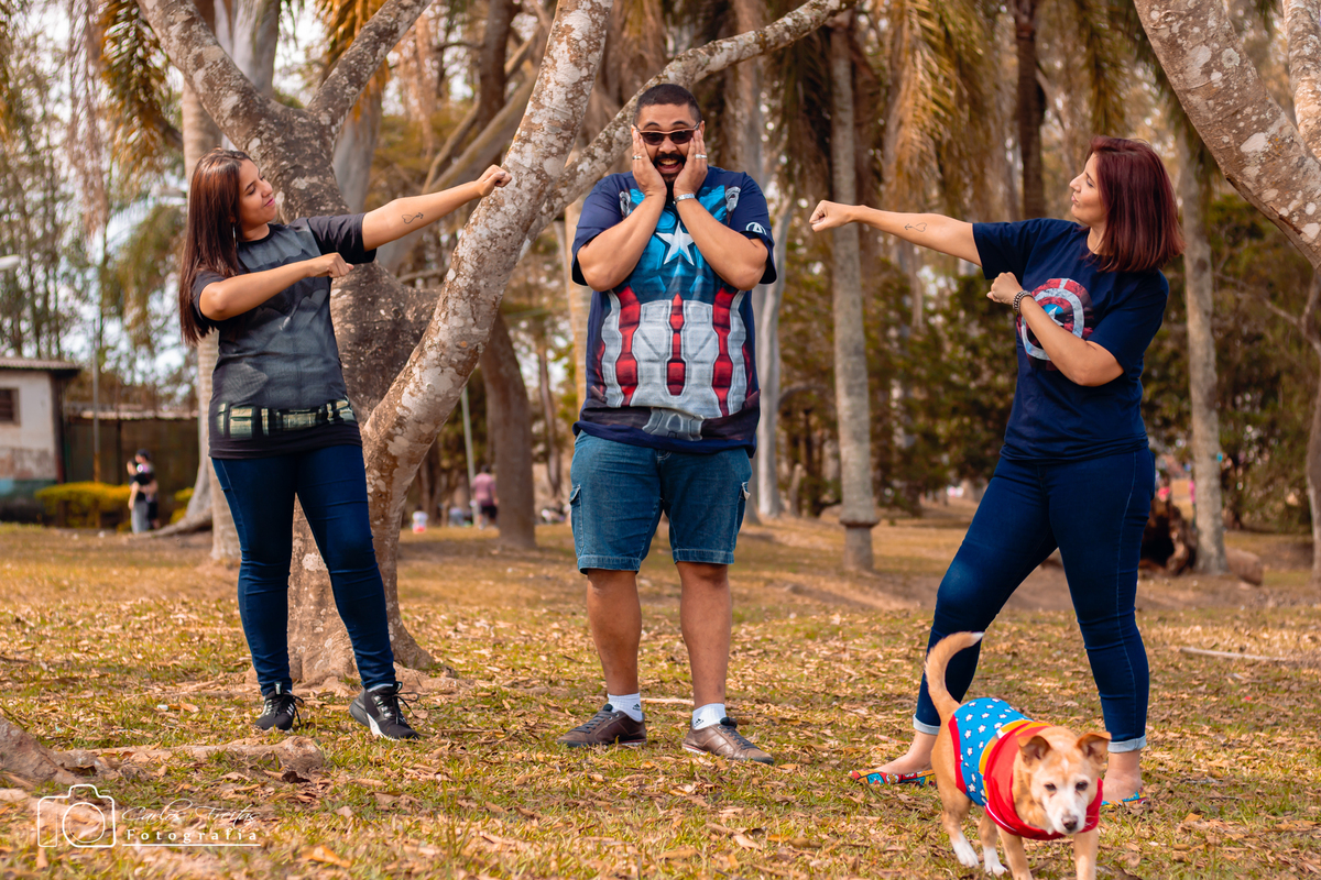 parque do Carmo familia de super heróis