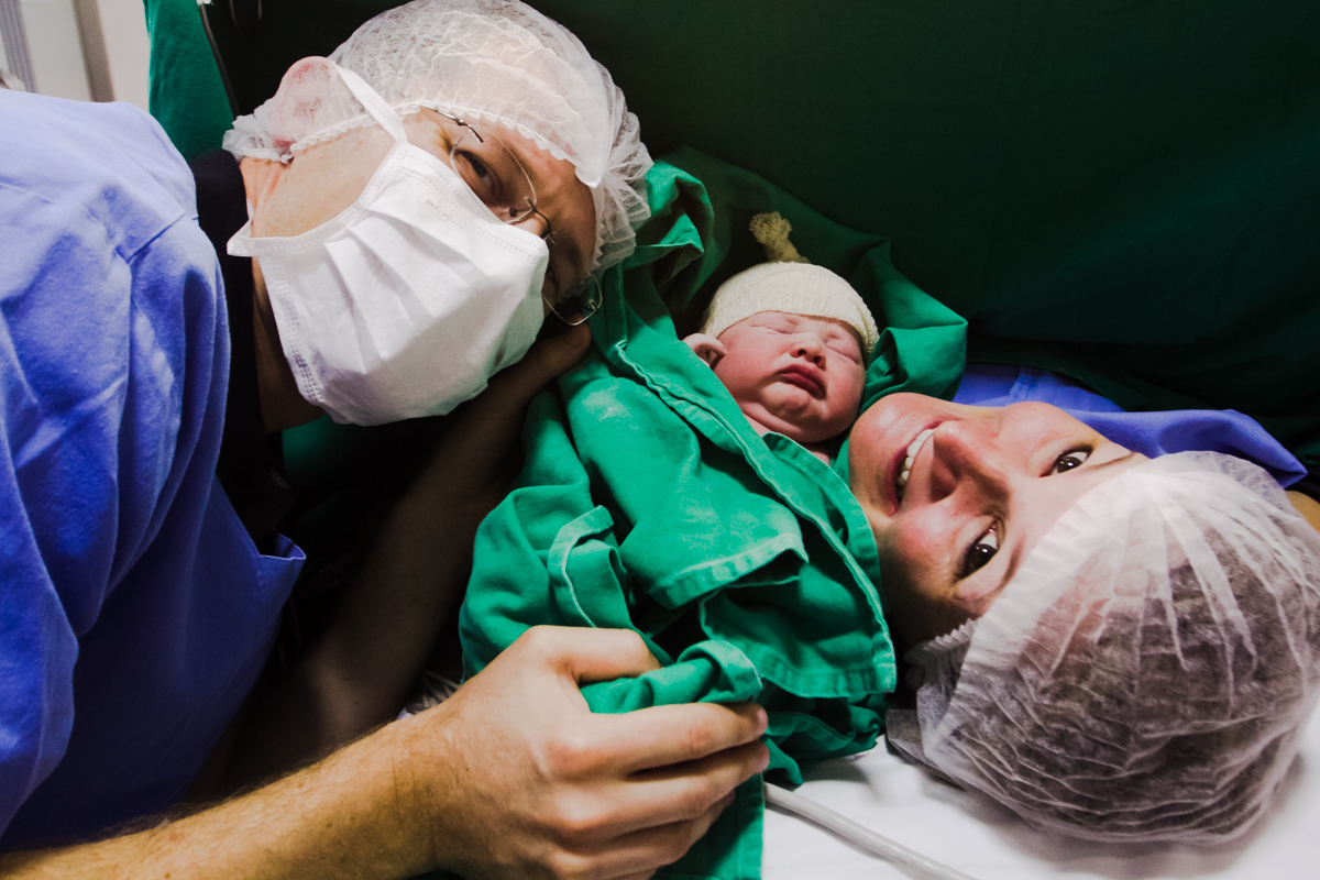 foto do parto,Primeiro Retrato de família completa