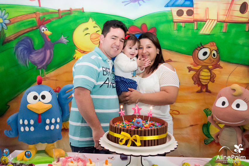 decoraçao da galinha pintandinha, decoracao de festa, tema festa menina, parabens para você, festa infantil fotografado em joinville pela aline paim