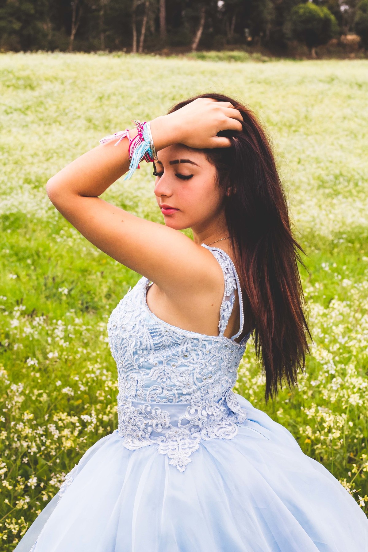 fotos de debutante ao ar livre,