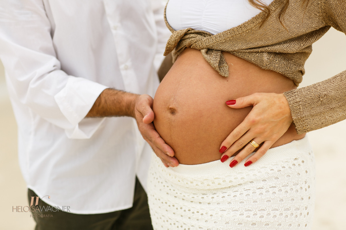 Mauren e Alexandre à espera de Luize | Florianópolis | 03.07.2016