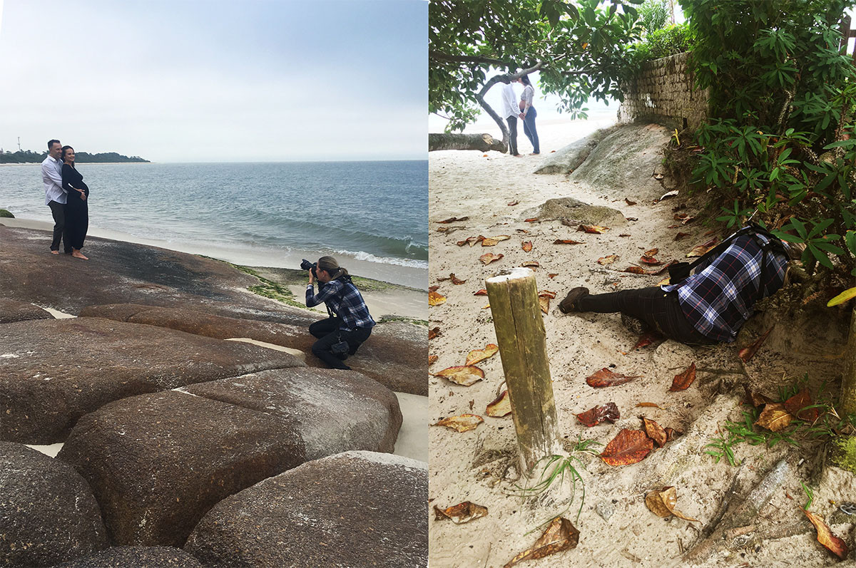 Mauren e Alexandre à espera de Luize | Florianópolis | 03.07.2016