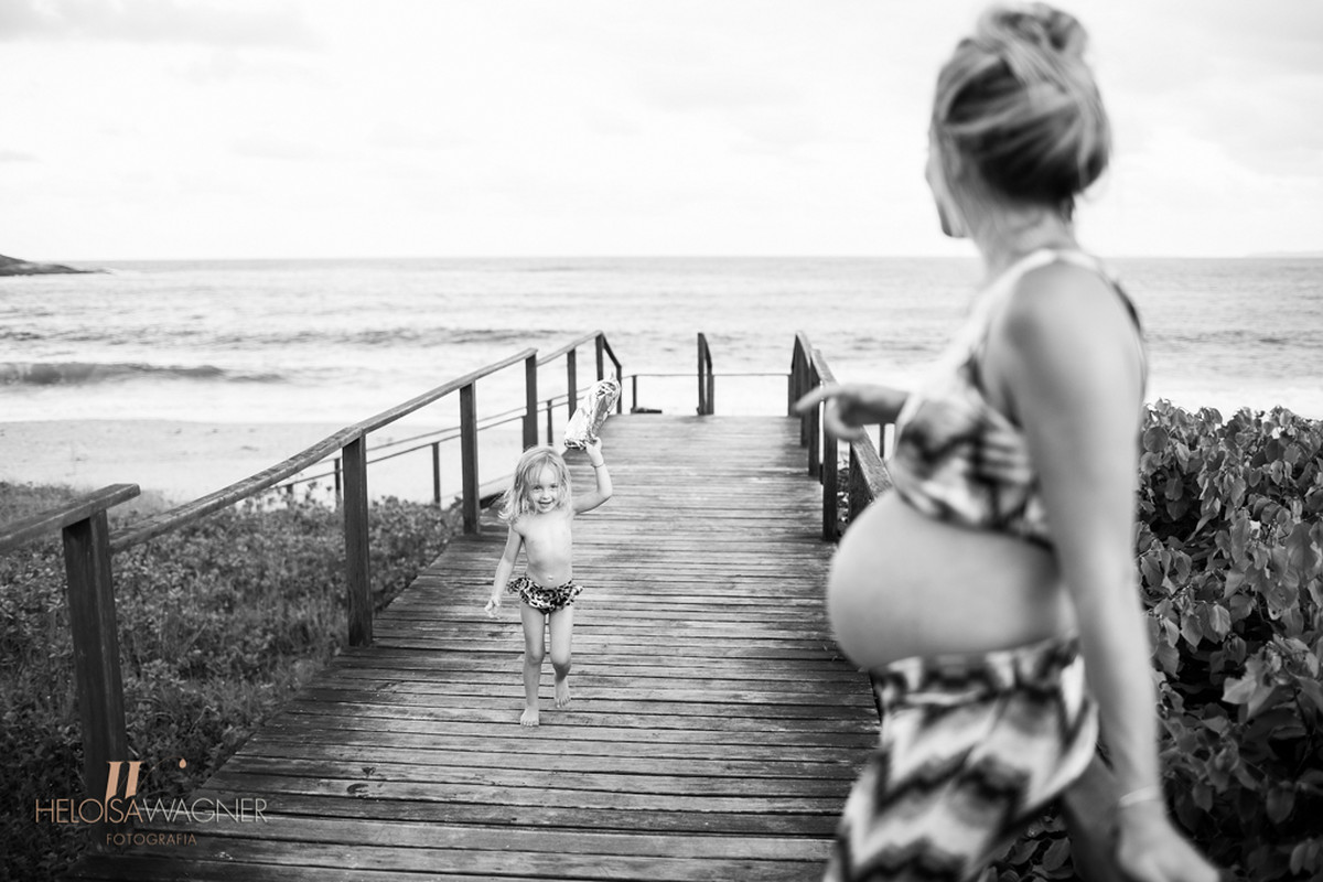 Camila, Fernando e Antônia esperando Theo | Balneário Camboriú | 06.01.2016