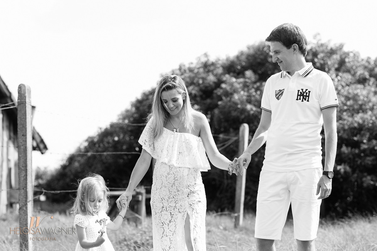 Camila, Fernando e Antônia esperando Theo | Balneário Camboriú | 06.01.2016