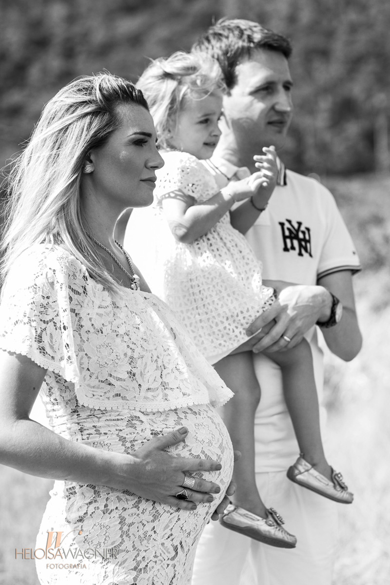 Camila, Fernando e Antônia esperando Theo | Balneário Camboriú | 06.01.2016