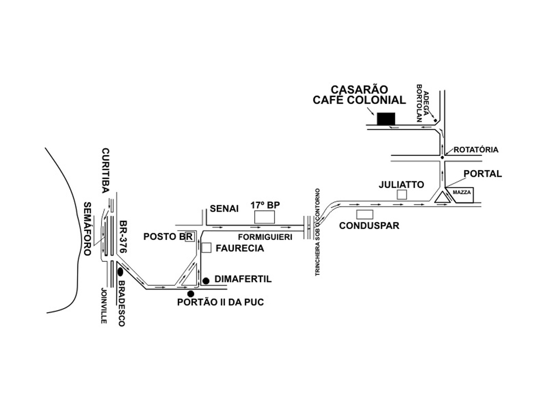 Casarão, Café, Colonial, Caminho do Vinho, São José dos Pinhais, Paraná, aconchego, Maribeger, fotografia, mapa de acesso.