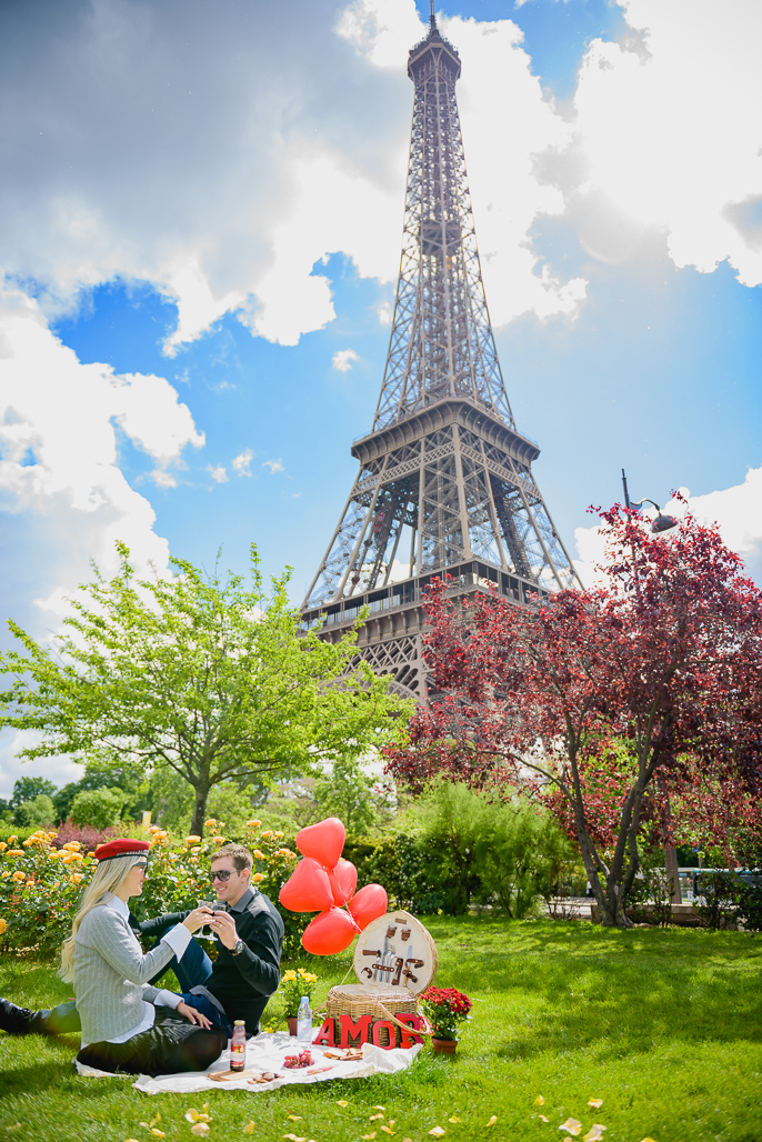 PIC NIC no JARDIM DA TORRE EIFFEL fotografado pelo FOTOGRAFO EM PARIS