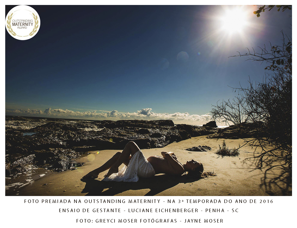 FOTO DE GESTANTE PREMIADA