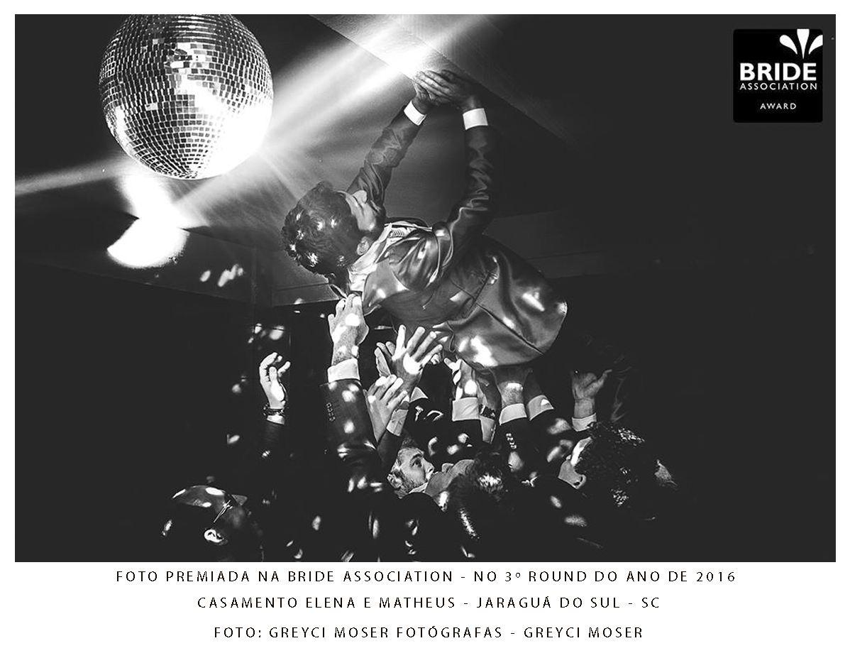 FOTO DE CASAMENTO PREMIADA PELA BRIDE ASSOCIATION 2016 - GREYCI MOSER FOTÓGRAFAS