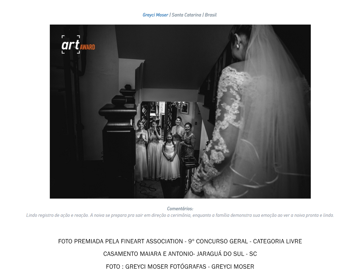 nono concurso fineart association - premiação