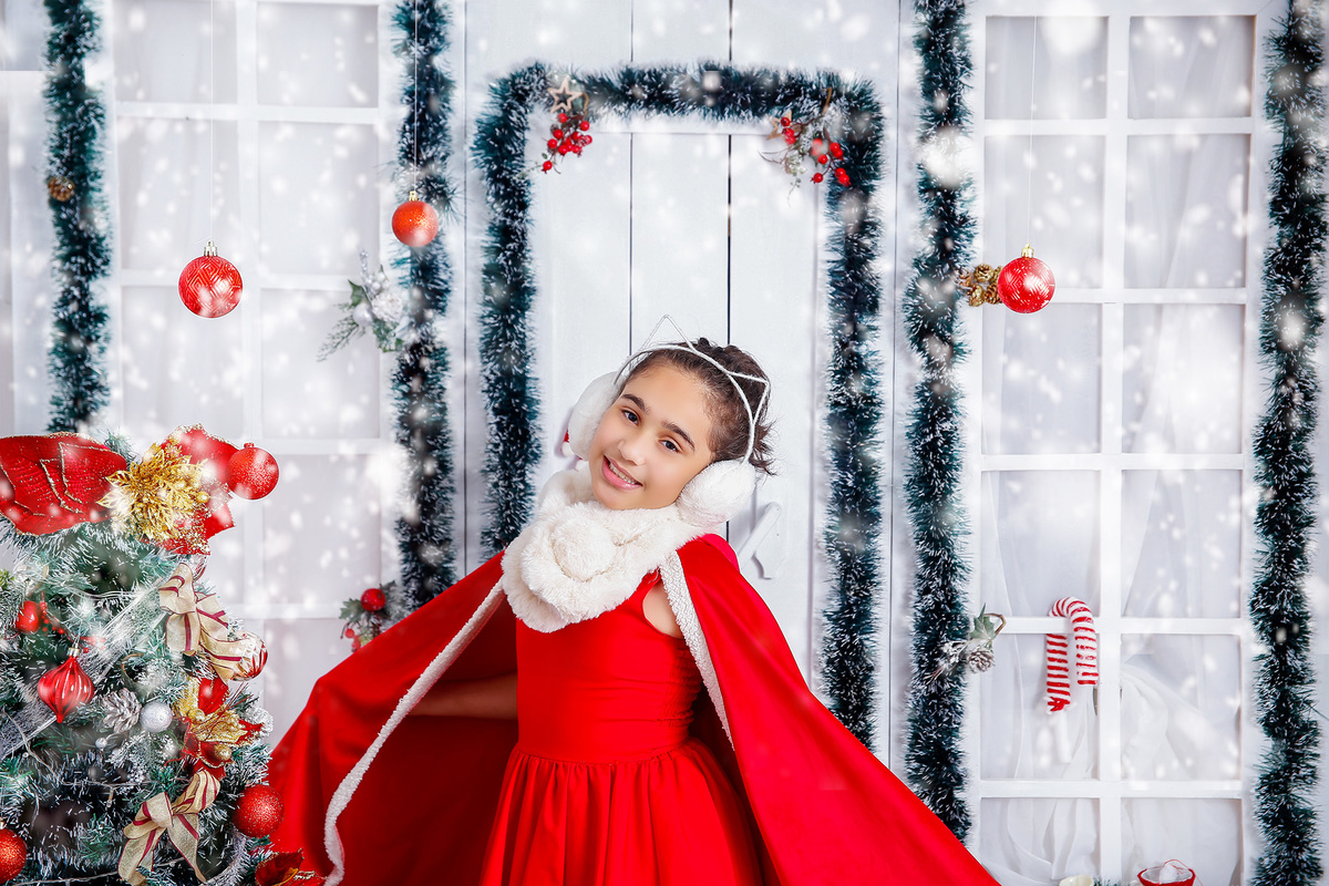 Mini ensaio de natal 2021 interlagos estúdio 2 no click - CASA NA NEVE