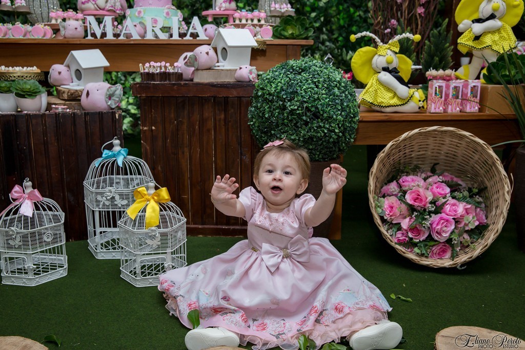aniversário de 1 aninho, meu 1° ano, Maria, Barra Bonita, Eliane Peroto, decoração jardim, só sorrisos, Maria 1° Aninho